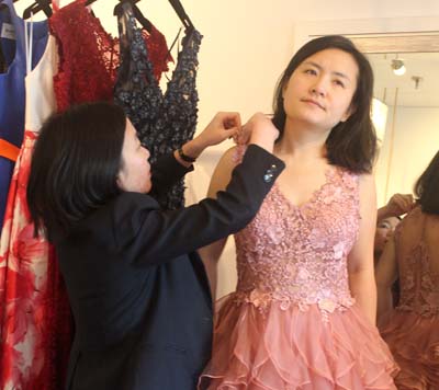 Adjust Shoulder on Prom Dress